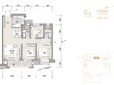 新空港孔雀城领航国际_3室2厅2卫 建面116平米