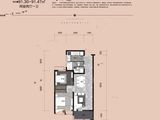 汉阳城二期云顶_2室2厅1卫 建面91平米