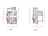 山湖海上城_3室2厅2卫 建面151平米