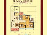 嘉豪城市花园_3室2厅2卫 建面122平米