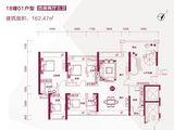 凤山水岸Ⅱ誉城_4室2厅3卫 建面162平米