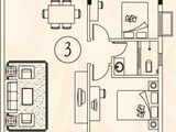 融创御府_2室2厅1卫 建面78平米