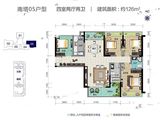 帕佳图双子星广场_4室2厅2卫 建面126平米