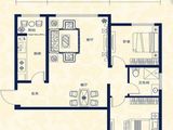 阳光揽胜_2室2厅1卫 建面100平米