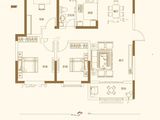 融汇城玫瑰公馆二期_3室2厅1卫 建面113平米