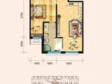 御泉公馆_1室1厅1卫 建面59平米