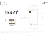 炎华置信花千集中心_1室0厅1卫 建面54平米