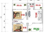 青城桃源圣地二期_2室1厅1卫 建面66平米