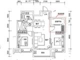 绿地微客公园_3室2厅1卫 建面85平米