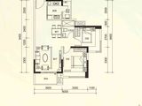 中集国际城五期_2室2厅1卫 建面85平米