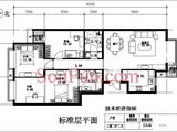 玉泉新城_3室2厅2卫 建面115平米