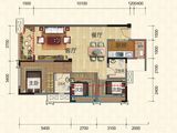 北大资源燕楠国际_3室2厅2卫 建面90平米