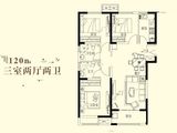 正商汇航佳苑_3室2厅2卫 建面120平米