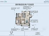 康桥那云溪_3室2厅2卫 建面126平米