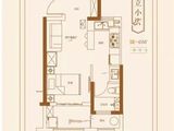 安建翰林天筑_1室1厅1卫 建面45平米