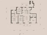 瀚林甲第_3室2厅2卫 建面126平米