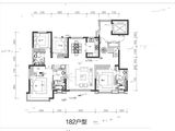 天山国府壹號_4室2厅2卫 建面182平米