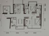 龙光玖誉湖_4室2厅2卫 建面115平米