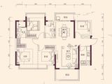 龙光玖珑郡_3室2厅2卫 建面108平米