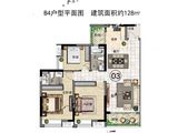 贵州金融城_3室2厅2卫 建面128平米