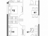 中庚香海世界三期香海湾_2室2厅1卫 建面71平米