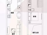 泉州恒大都市广场_1室2厅1卫 建面40平米