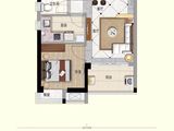 碧桂园融侨时代城_1室2厅1卫 建面51平米