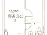 恒大睿城_42.67平户型 建面42平米