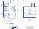 首城南湖1號_3室2厅1卫 建面168平米