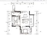 融创曼掌院墅_2室2厅1卫 建面91平米