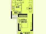 恒大悦府_1室1厅1卫 建面49平米