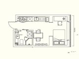 龙创新世纪_1室1厅1卫 建面40平米