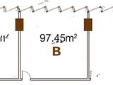 正大隆泰大厦_写字楼B户型 建面97平米