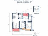 雅居乐花园君域公馆_3室2厅1卫 建面96平米