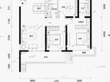 融信时光之城_3室2厅2卫 建面122平米