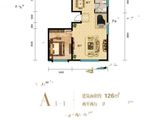 江城国际_2室2厅1卫 建面126平米