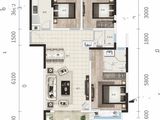 融创玖园_3室2厅2卫 建面104平米