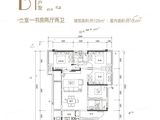 融创云湖十里云钻_3室2厅2卫 建面125平米