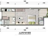 蒸水湾悦公馆_1室1厅1卫 建面37平米