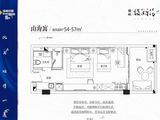 绿地悦澜湾_1室1厅1卫 建面54平米