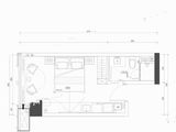 中铁卓越阁_1号楼C4户型 建面37平米