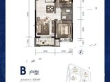 保利城_2室2厅1卫 建面86平米