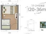 金科天宸_1室0厅1卫 建面20平米