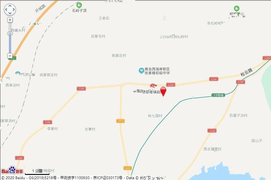 黄岛区山海路东、珠光路北地块