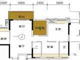 长信御景峰_3室2厅2卫 建面91平米