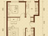 龙TOWN_1室2厅1卫 建面58平米