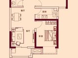 华府国际_2室2厅1卫 建面70平米