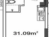 蓝润ISC_1室1厅1卫 建面31平米