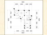 东欣家园_2室1厅1卫 建面57平米