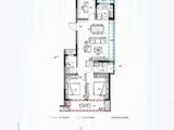 中天中腾云上名邸_3室2厅2卫 建面98平米